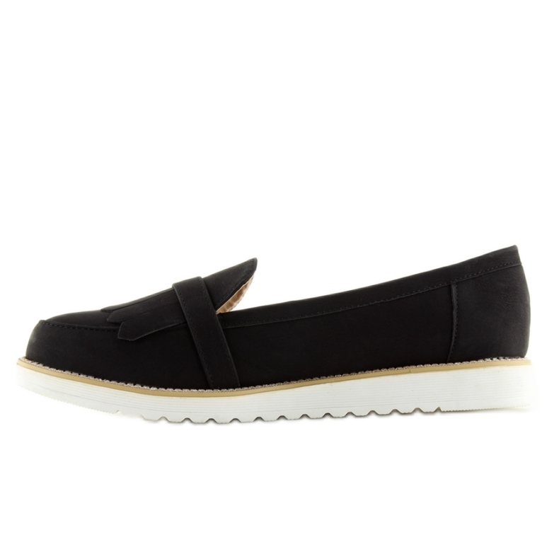 Mocassins noirs pour femmes le noir