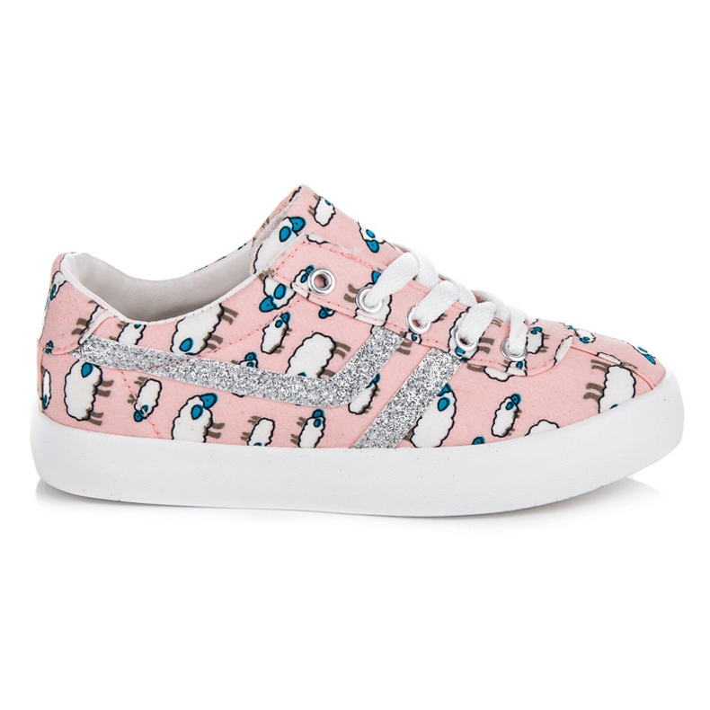 Kylie Sneakers chez les agneaux rose