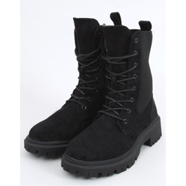 Bottes militaires à tige chaussette Nevada Noir - Inello