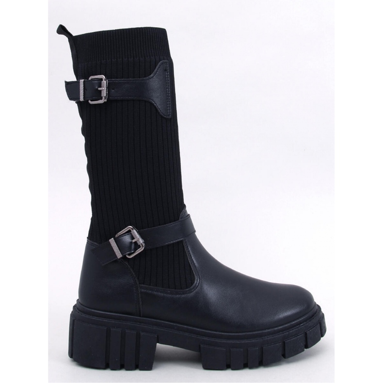 Bottines à tige élastique Rhea Noir - Inello le noir
