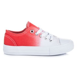 Kylie Sneakers Ombre pour Enfants rouge blanc