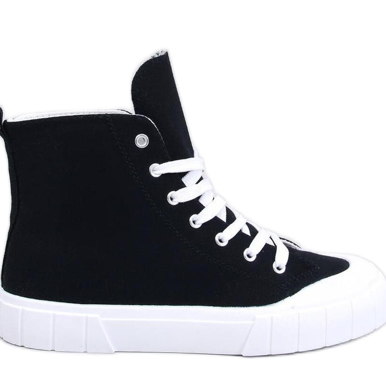 Baskets en toile pour la cheville Noir
