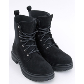 Vecna ​​​​Bottines à lacets Worker noires - Inello
