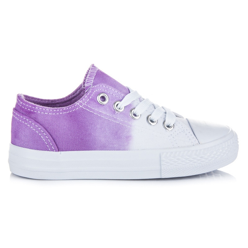 Kylie Sneakers Ombre pour Enfants blanche violet