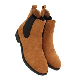 Bottines Chelsea classiques camel pour femmes brun Bottines Chelsea classiques camel pour femmes brun