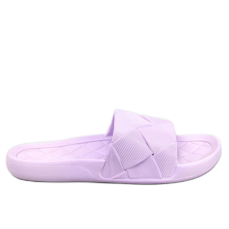 Tongs en caoutchouc violet