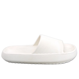 Chaussons coussin blancs