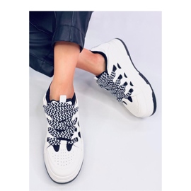 Baskets femme Allman Noir - Inello blanc