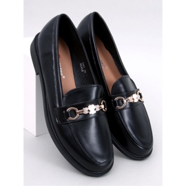 Mocassins ours en peluche Gracess noirs - Inello