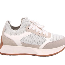 Chaussures de sport femme beiges