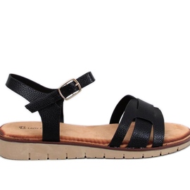 Sandales femme noires le noir