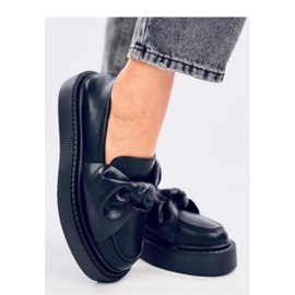 Mocassins à nœud Stark noirs - Inello le noir