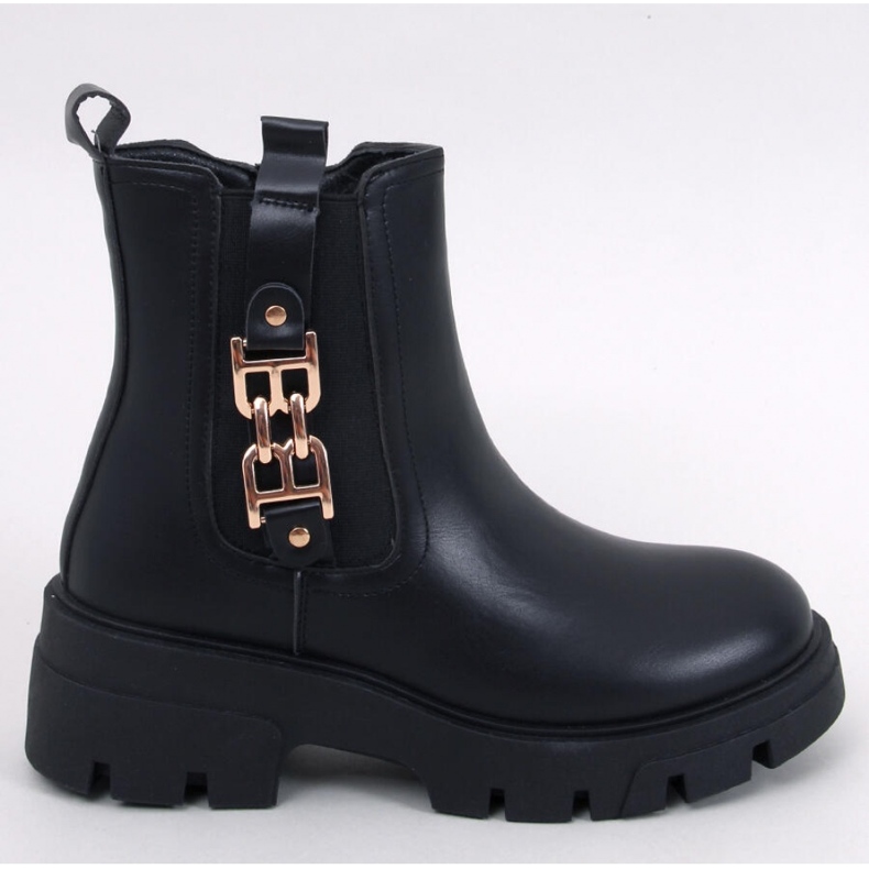 Bottines Chelsea femme Vida Noir - Inello le noir