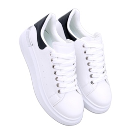 Baskets noires pour femmes blanche