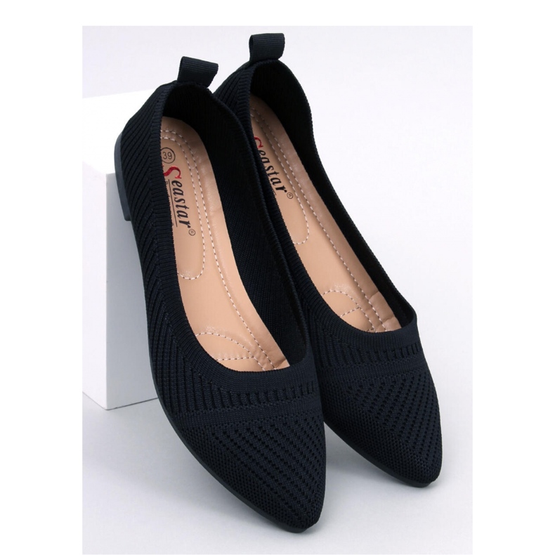 Ballerines tressées noires Kayla - Inello le noir