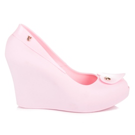 Vices Meliski Sur Koturnie Bout Ouvert rose
