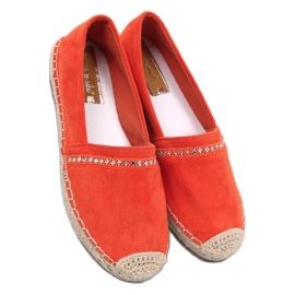 Espadrilles femme orange