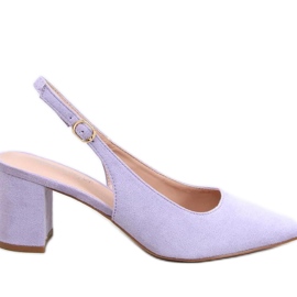 Escarpins à talon ouvert Soheil LT.PURPLE - Inello violet