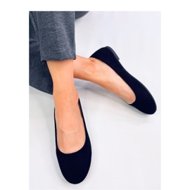 Ballerines classiques en daim Sessa Noir - Inello le noir