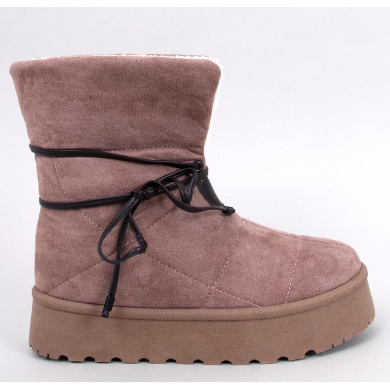 Après-skis mouton kaki - Inello brun