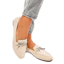 Mocassins Marsoin en daim beige - Inello