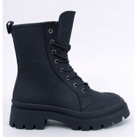 Parsons Bottines workwear noires à lacets - Inello le noir
