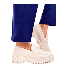 Mocassins plateforme Rimet Beige - Inello