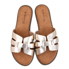 Sandale femme Charnes Gold - Inello jaune