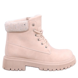 Bottines isolées femme Leode Beige - Inello Bottines isolées femme Leode Beige - Inello