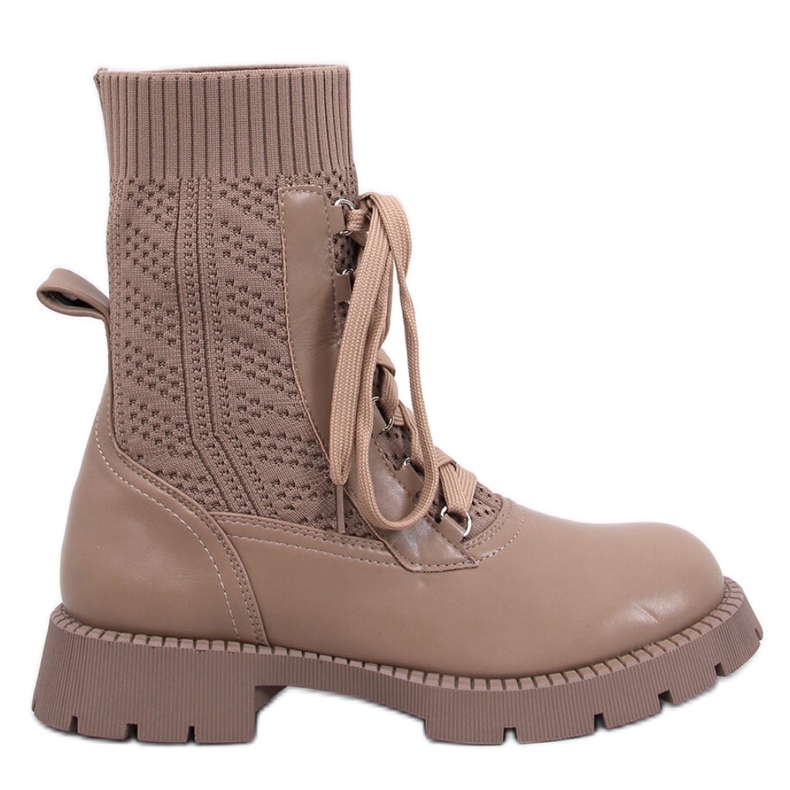 Bottines à tige pull Tierr Kaki - Inello brun