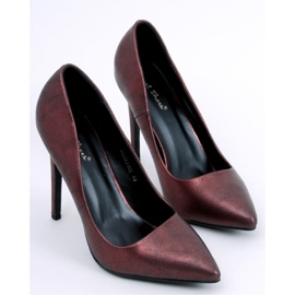 Escarpins femme Leda Rouge en grain - Inello Escarpins femme Leda Rouge en grain - Inello