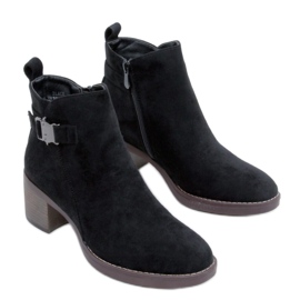 Bottines classiques à talons Marsha Noir - Inello le noir