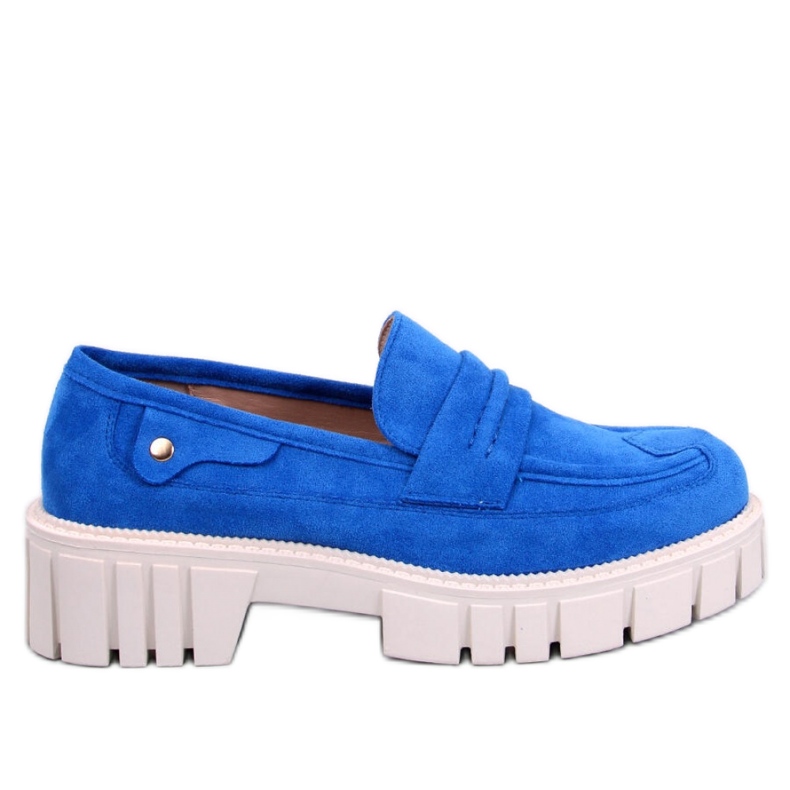 Mocassins plateforme Chandra Bleu - Inello