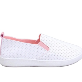 Baskets slip-on Jousse BLANC/ROSE - Inello