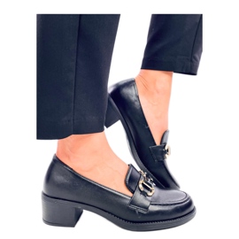 Rabier Escarpins à talons larges noirs - Inello