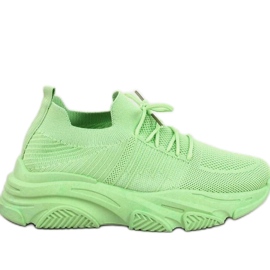 Chaussures de sport chaussettes Fabre L.GREEN - Inello vert