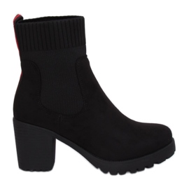 Bottes à Talons Hauts Noirs M370 Noir - Inello
