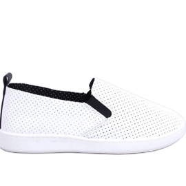 Baskets slip-on Jousse BLANC/NOIR - Inello le noir