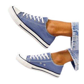 Baskets classiques pour femmes Basic Jeans - Inello bleu Baskets classiques pour femmes Basic Jeans - Inello bleu