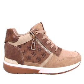 Telts Baskets compensées kaki - Inello brun Telts Baskets compensées kaki - Inello brun