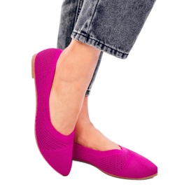 Ballerines ajourées amande Sotty Fuchsia - Inello rose