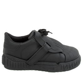 Baskets noires pour femmes NB513P Noir - Inello le noir