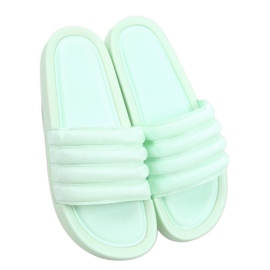 Sandale tongs femme Minno LT.GREEN - Inello vert