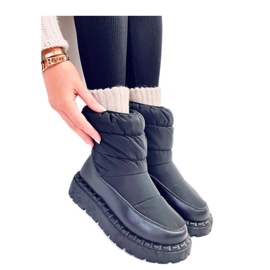 Javier Noir - Bottes de neige Inello en nylon le noir