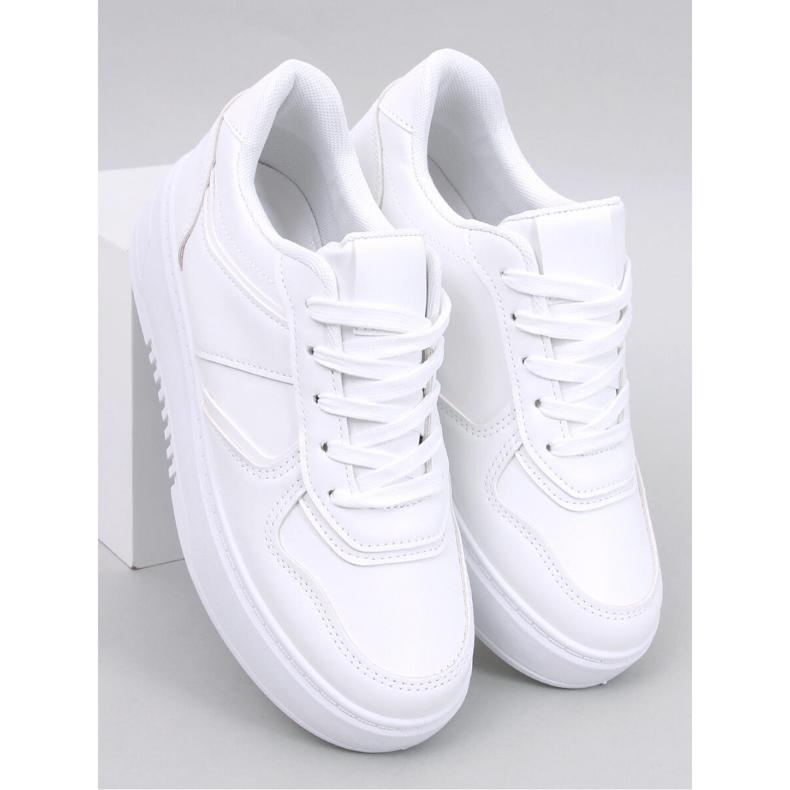 Baskets femme Lees blanches - Inello