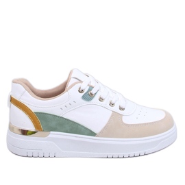 Baskets femme Asker Abricot - Inello beige