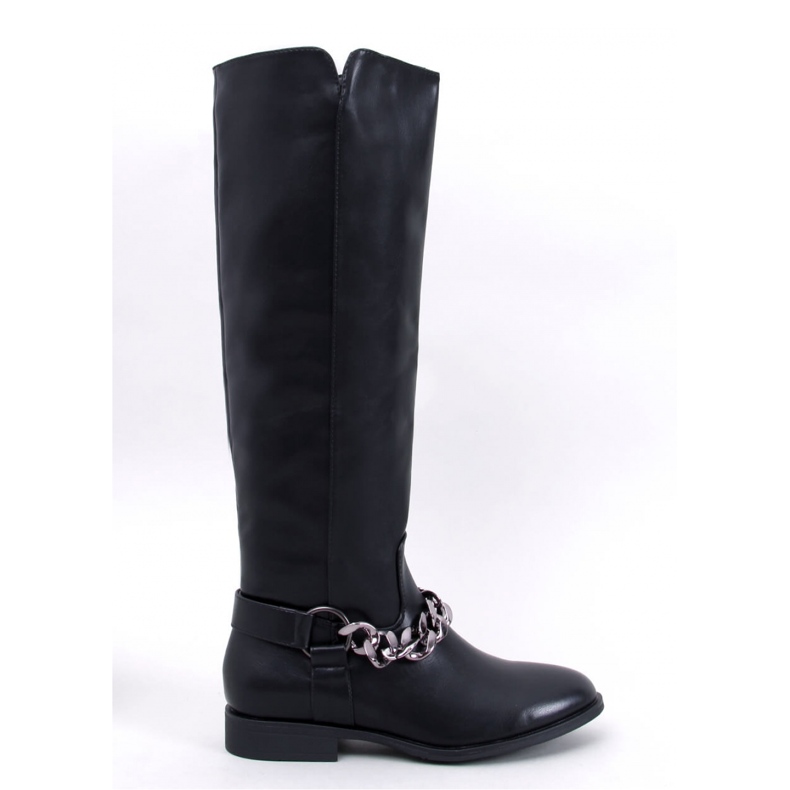 Daigle Bottes pleine fleur femme Noir - Inello le noir