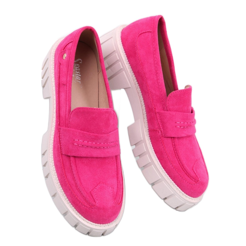 Mocassins plateforme Chandra Peach - Inello rose