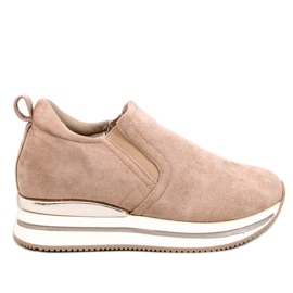 Chaussures compensées cachées Boult Beige - Inello