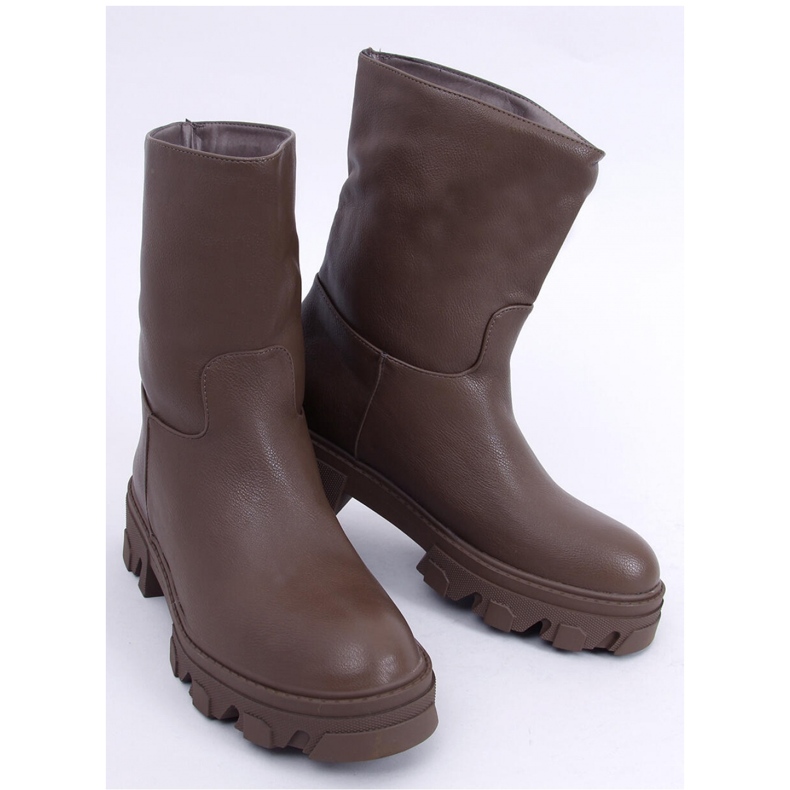 Bottines droites Bunton Army Green - Inello brun